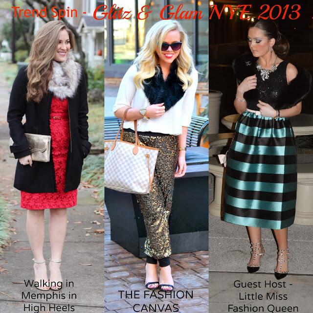 Trend Spin Linkup Week 30 - Glitz & Glam - Walking in Memphis in High Heels