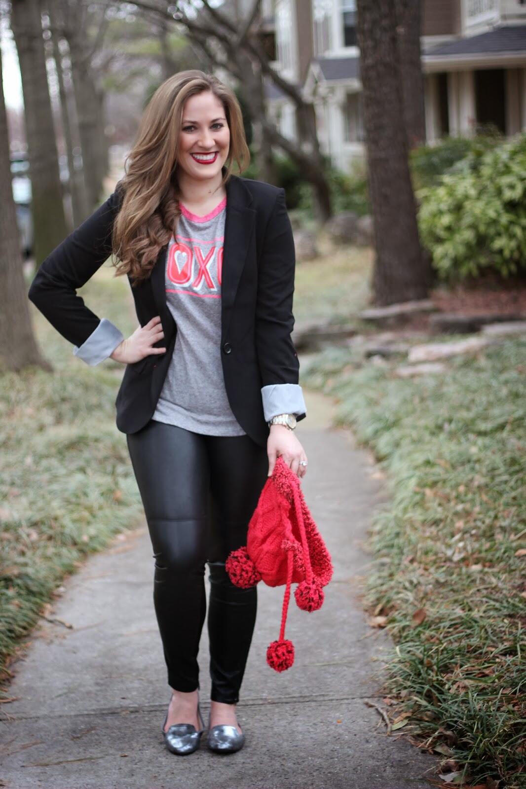 Day to Night Series - Faux Leather Leggings - Walking in Memphis in High  Heels