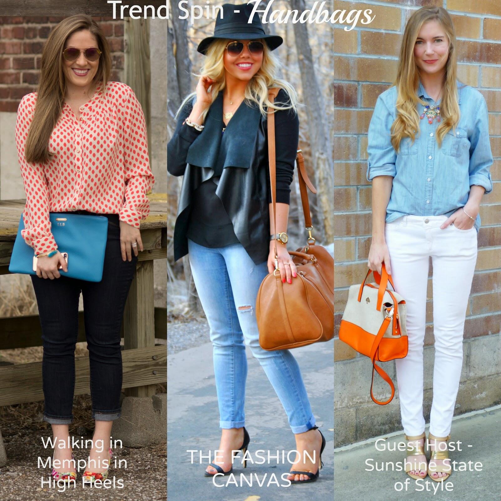 Trend Spin Linkup Week 41 - Handbags - Walking in Memphis in High Heels