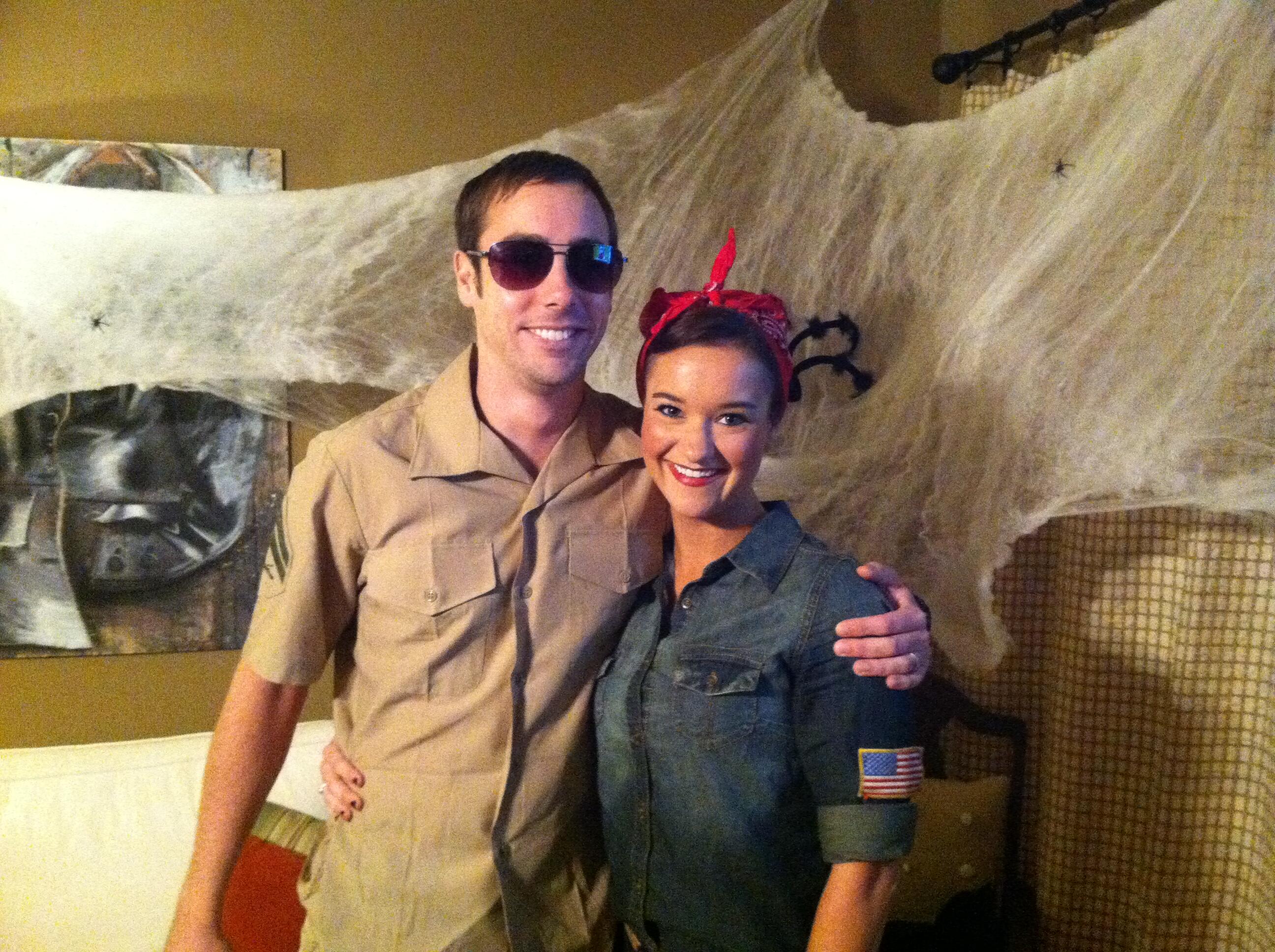 Cop from Reno 911 and Rosie the Riveter Costume Ideas