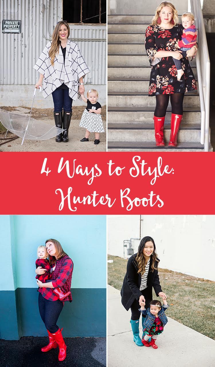 Mommy and Me Style: Hunter Boots  featured by top Memphis fashion blogger, Walking in Memphis in High Heels.
