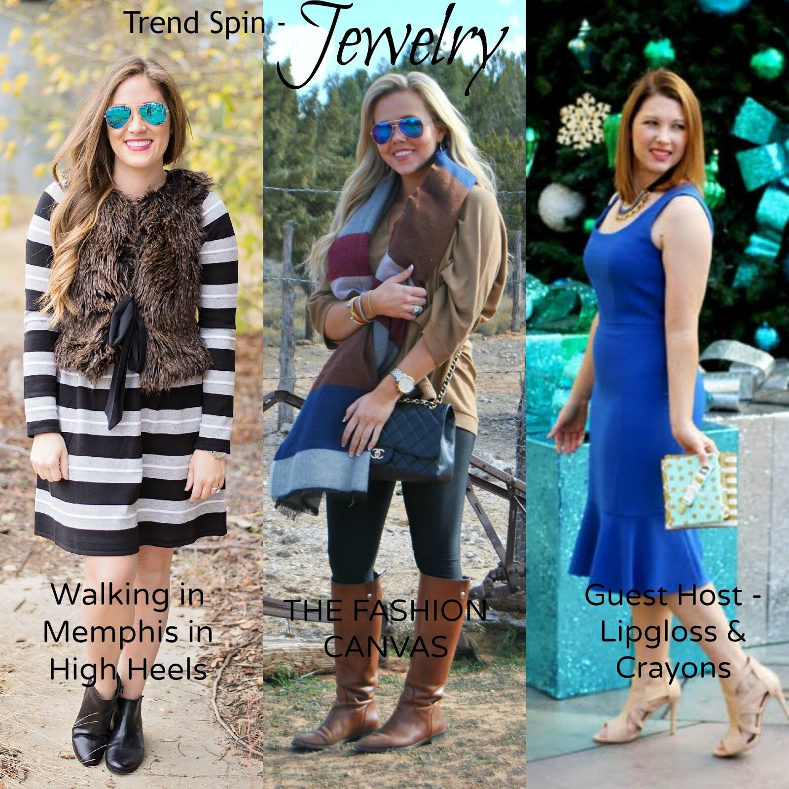 Trend Spin Linkup - Casual Winter Outfits - Walking in Memphis in High Heels