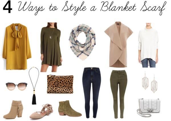 4 Ways to Style a Blanket Scarf