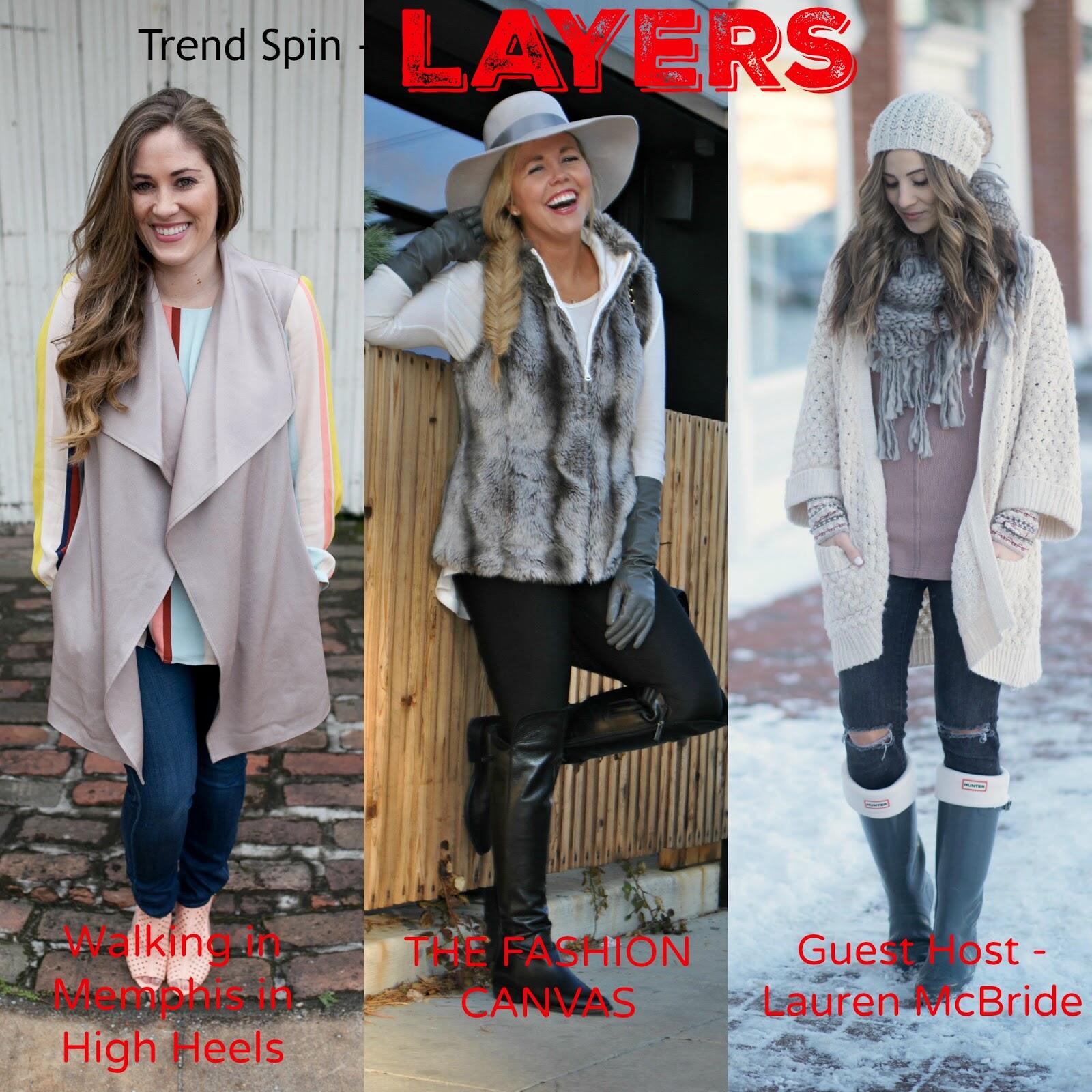 Trend Spin Linkup - Layers - Walking in Memphis in High Heels