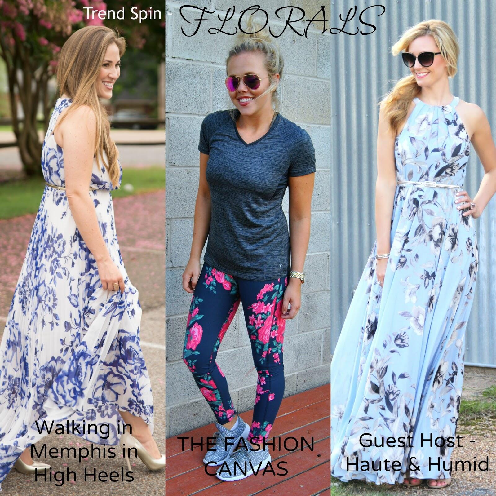 Trend Spin Linkup - Florals - Walking in Memphis in High Heels