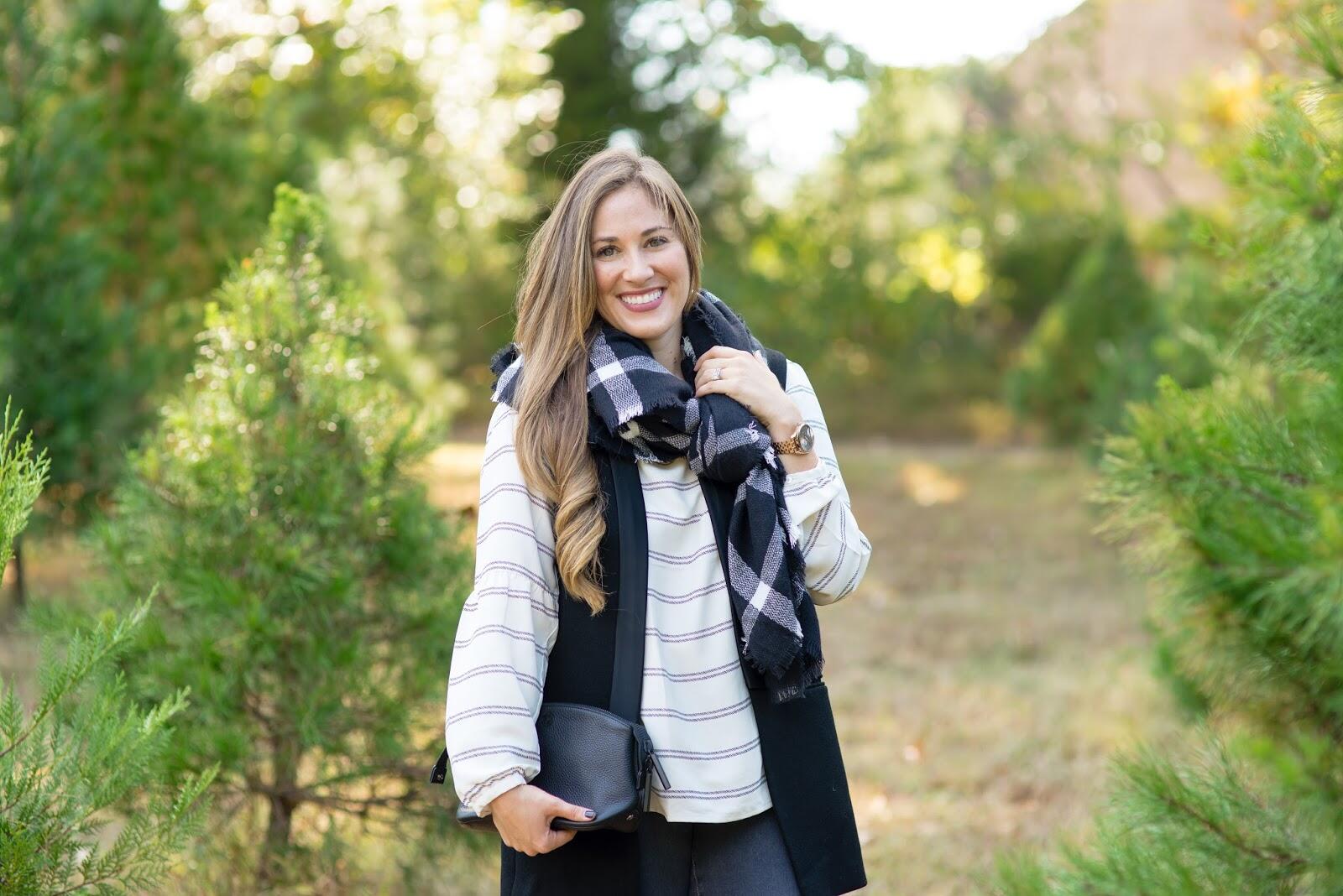 How to Wear a Blanket Scarf: 6 ways featured by top Memphis fashion blogger, Walking in Memphis in High Heels.