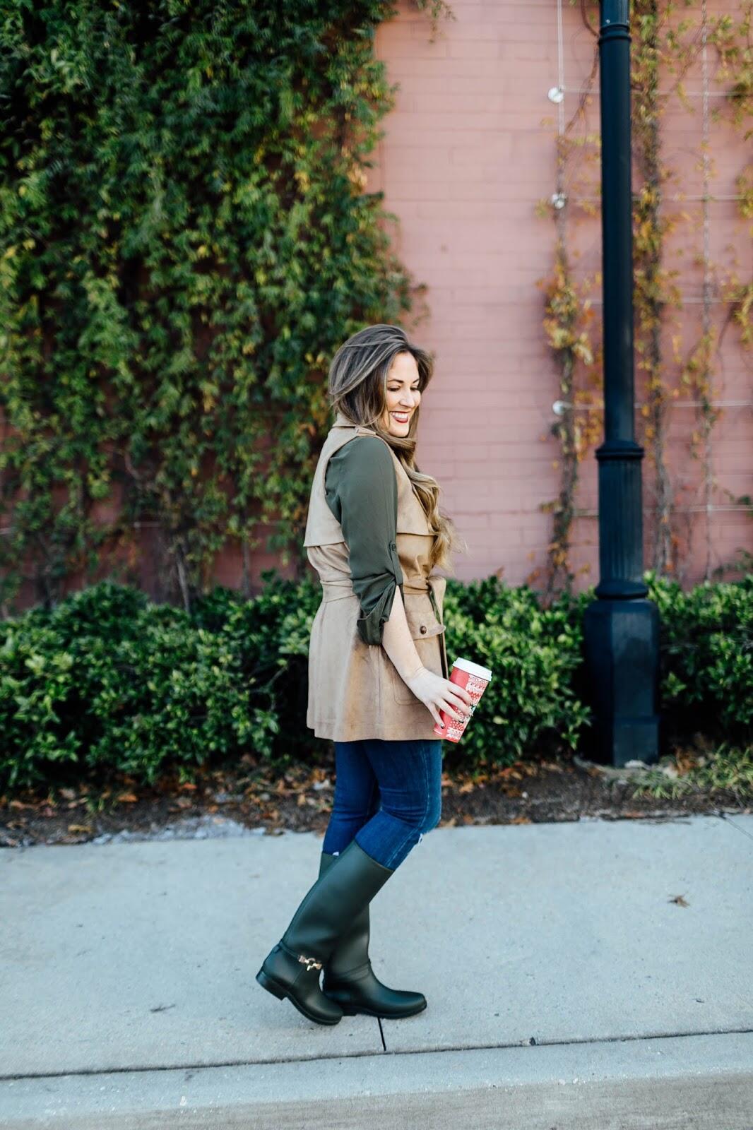 Cute Winter Rain Boots for Women featured by top Memphis fashion blogger, Walking in Memphis in High Heels.