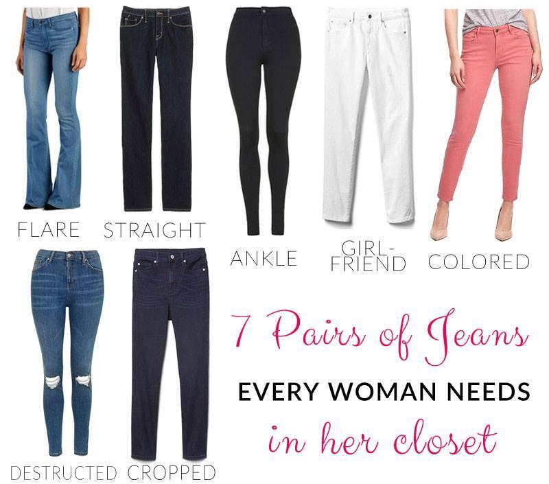 The 7 Pairs of Jeans You Need In Your Closet - Walking in Memphis in ...