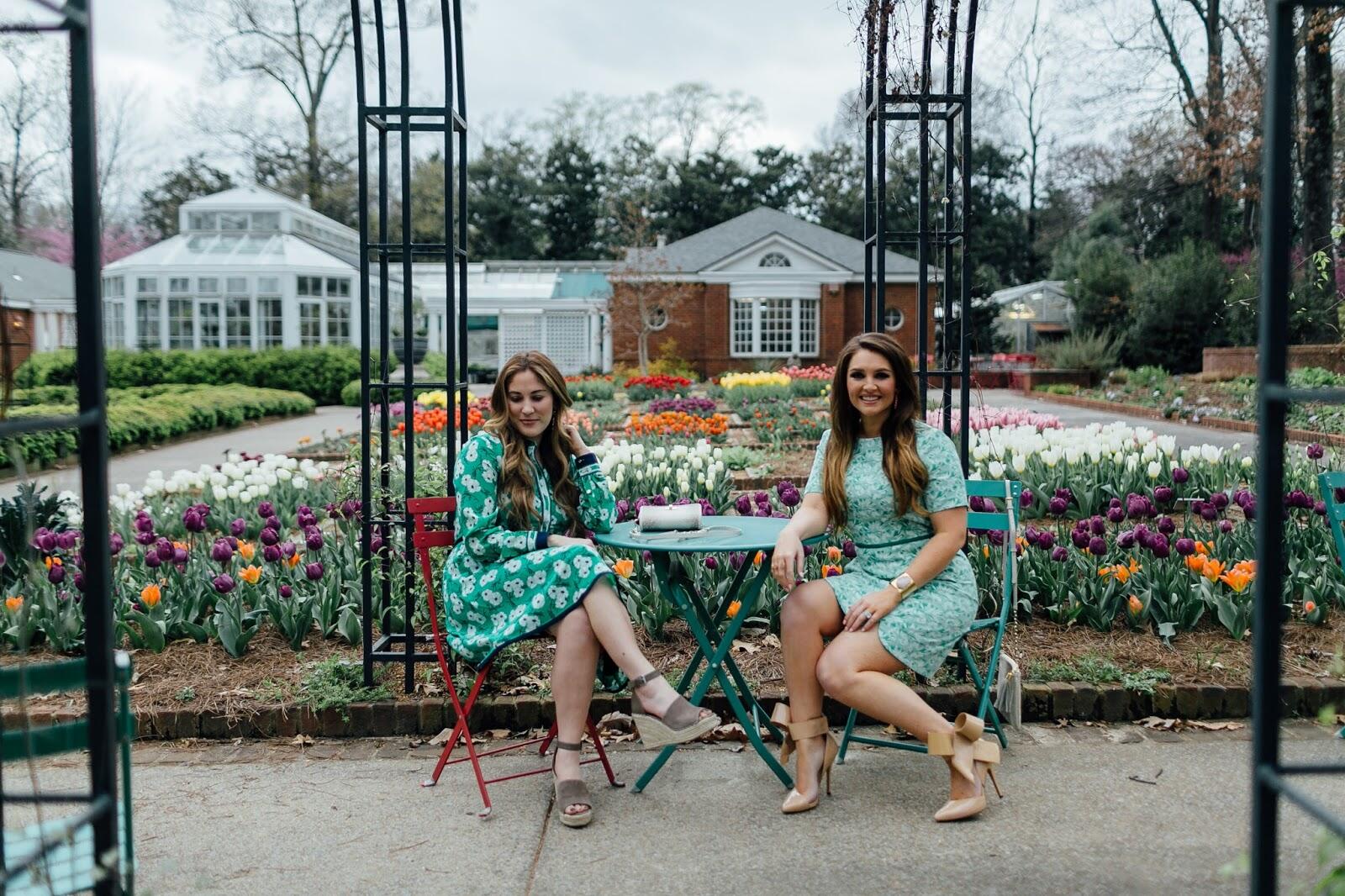 2 Pretty Easter Dresses for Women by fashion blogger Laura from Walking in Memphis in High Heels