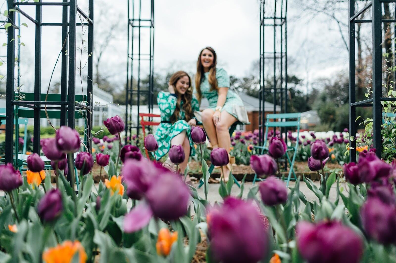 2 Pretty Easter Dresses for Women by fashion blogger Laura from Walking in Memphis in High Heels