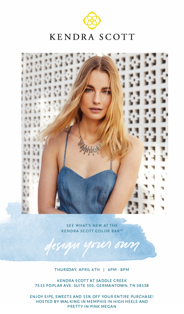 Kendra Scott Sale: 15% off Shopping Event by fashion blogger Laura of Walking in Memphis in High Heels