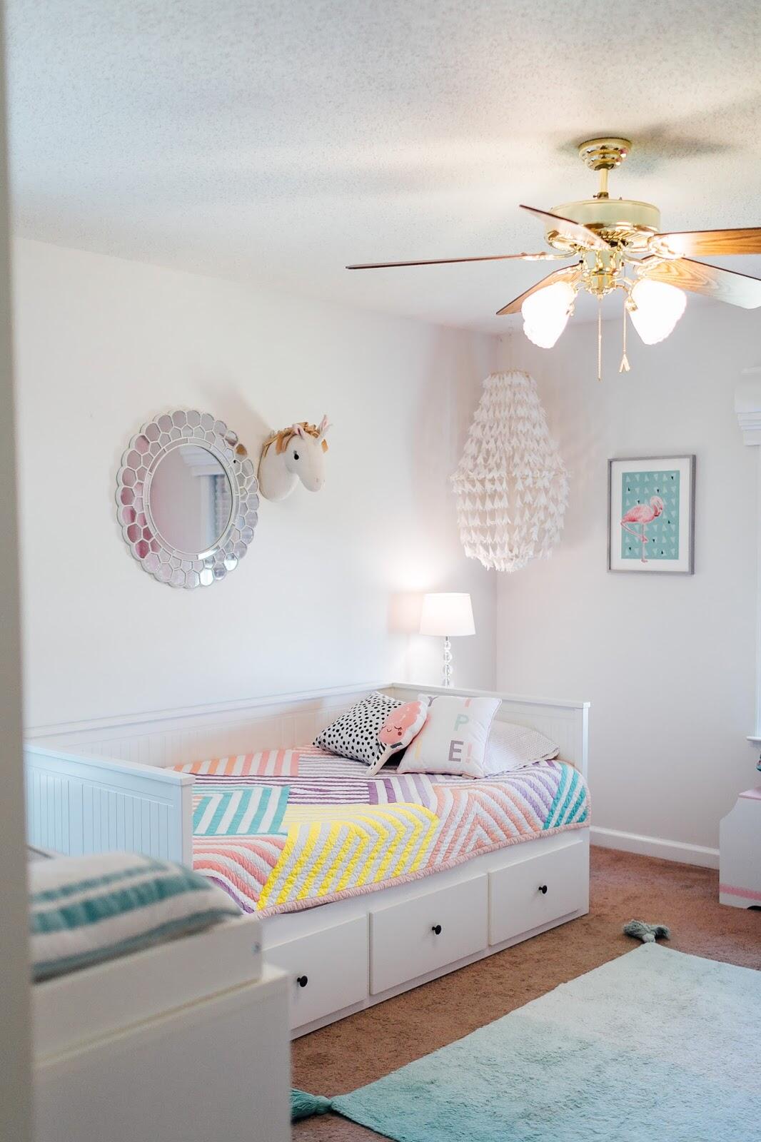 Toddler Room Ideas - Leighton's Big Girl Bed & Room Reveal by popular blogger Laura of Walking in Memphis in High Heels