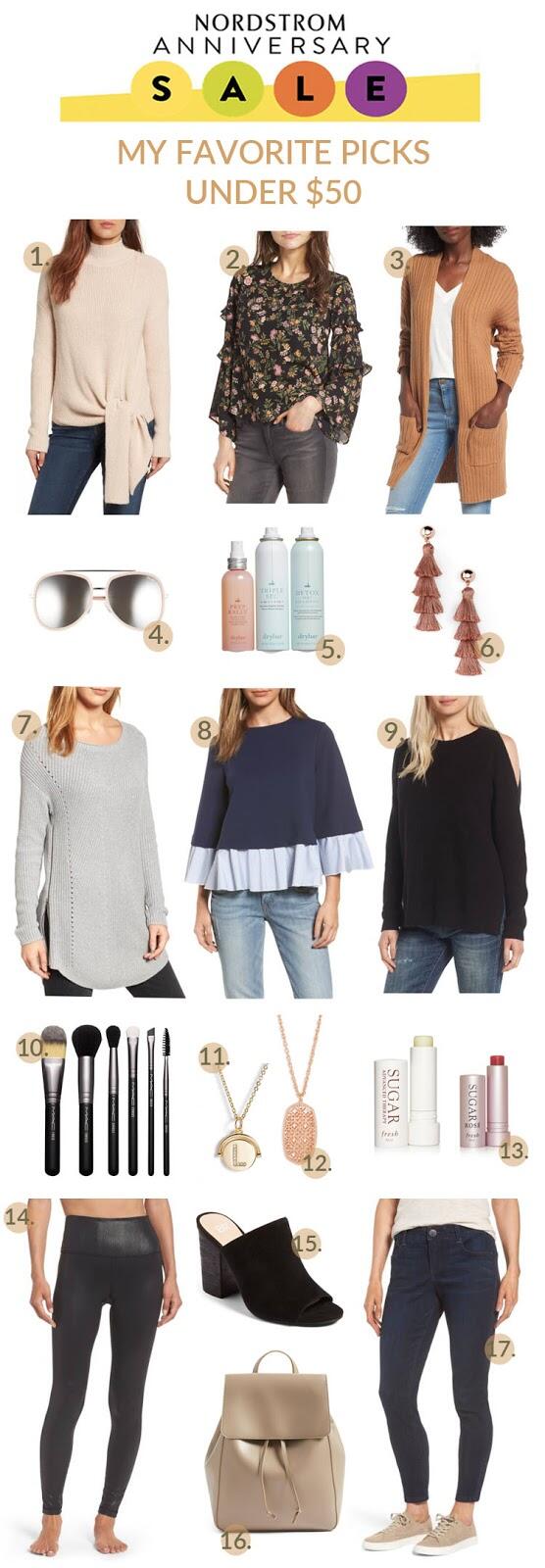$50 & Under Nordstrom Anniversary Sale Picks featured by popular fashion blogger, Walking in Memphis in High Heels