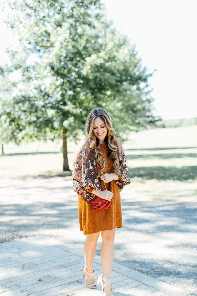 What to Wear to a Fall Party or Event by East Memphis fashion blogger Walking in Memphis in High Heels