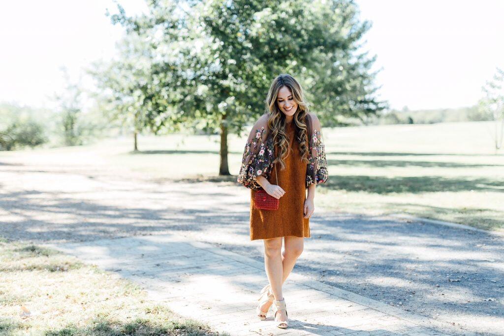 What to Wear to a Fall Party or Event by East Memphis fashion blogger Walking in Memphis in High Heels