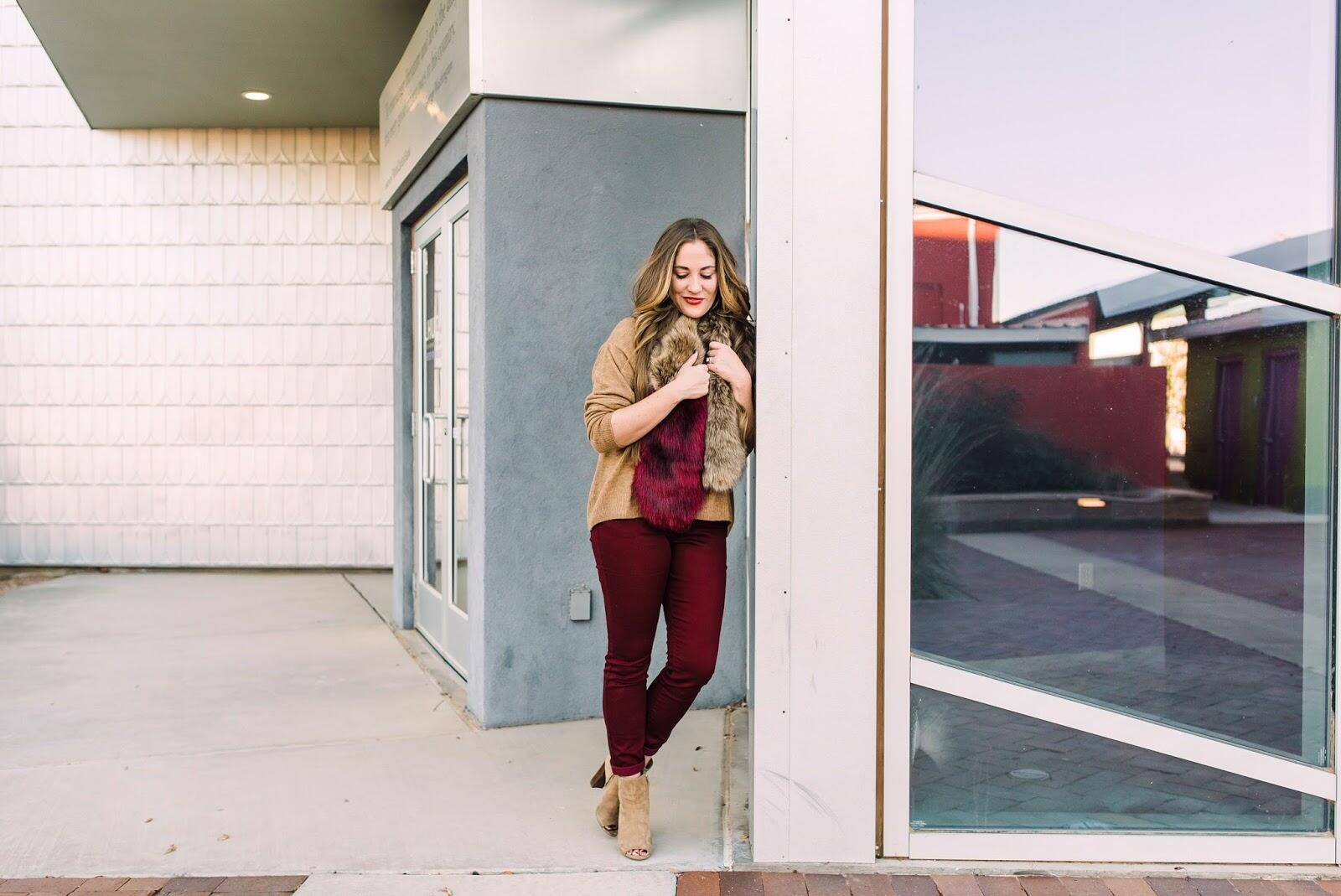 How to Wear Colored Jeans This Fall by East Memphis fashion blogger Walking in Memphis in High Heels