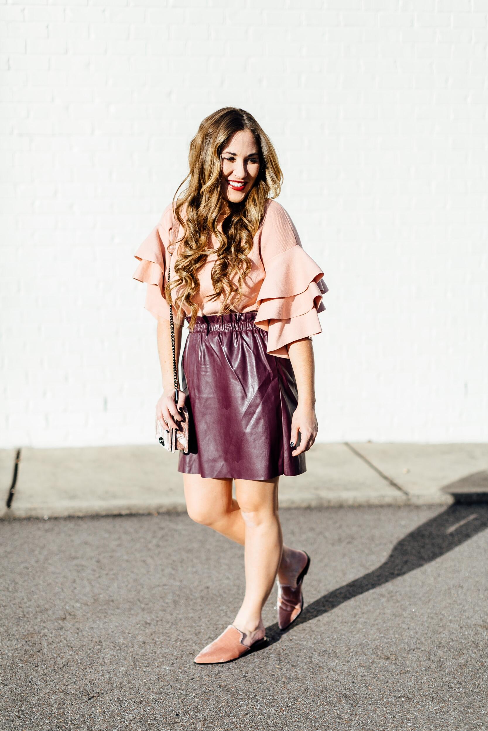 Trend Spin Linkup - Thanksgiving Dinner Attire by East Memphis fashion blogger Walking in Memphis in High Heels