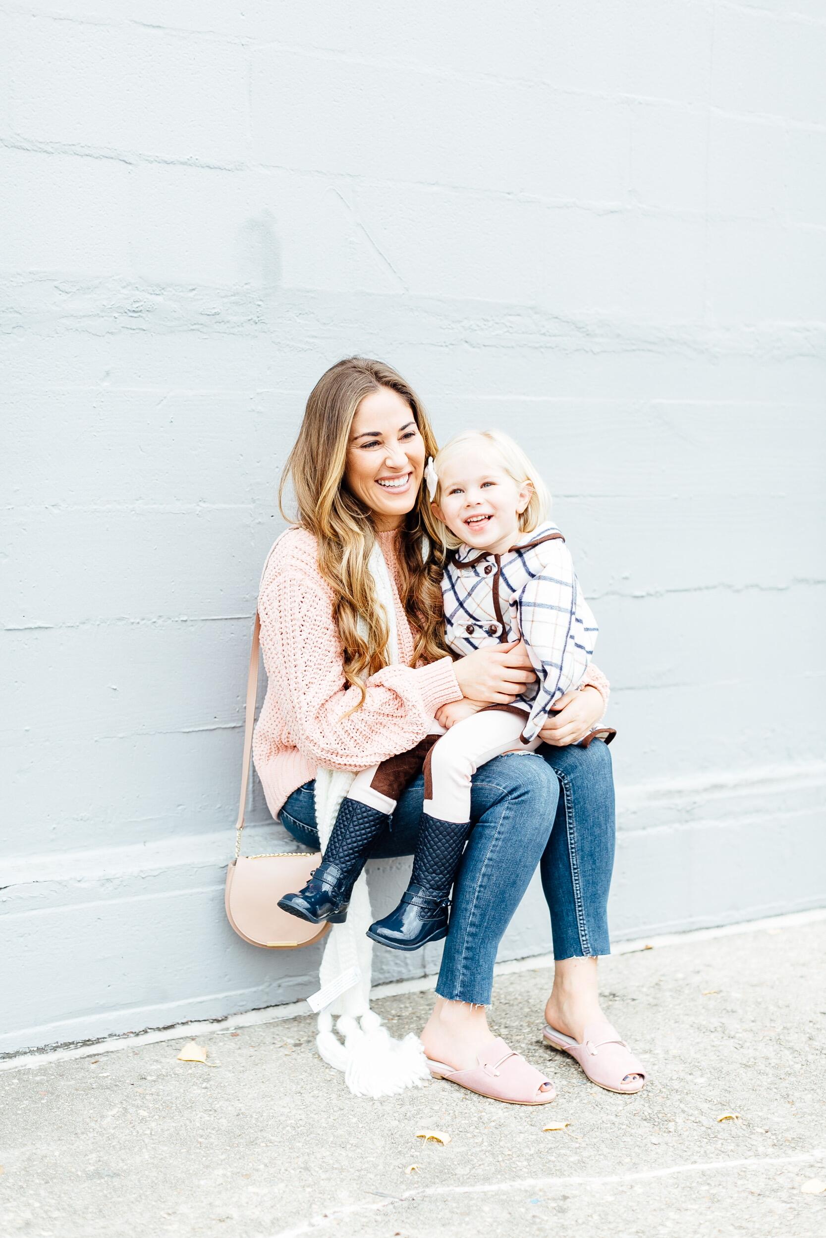 Plaid Cape for Toddlers from Janie and Jack by East Memphis mom blogger Walking in Memphis in High Heels