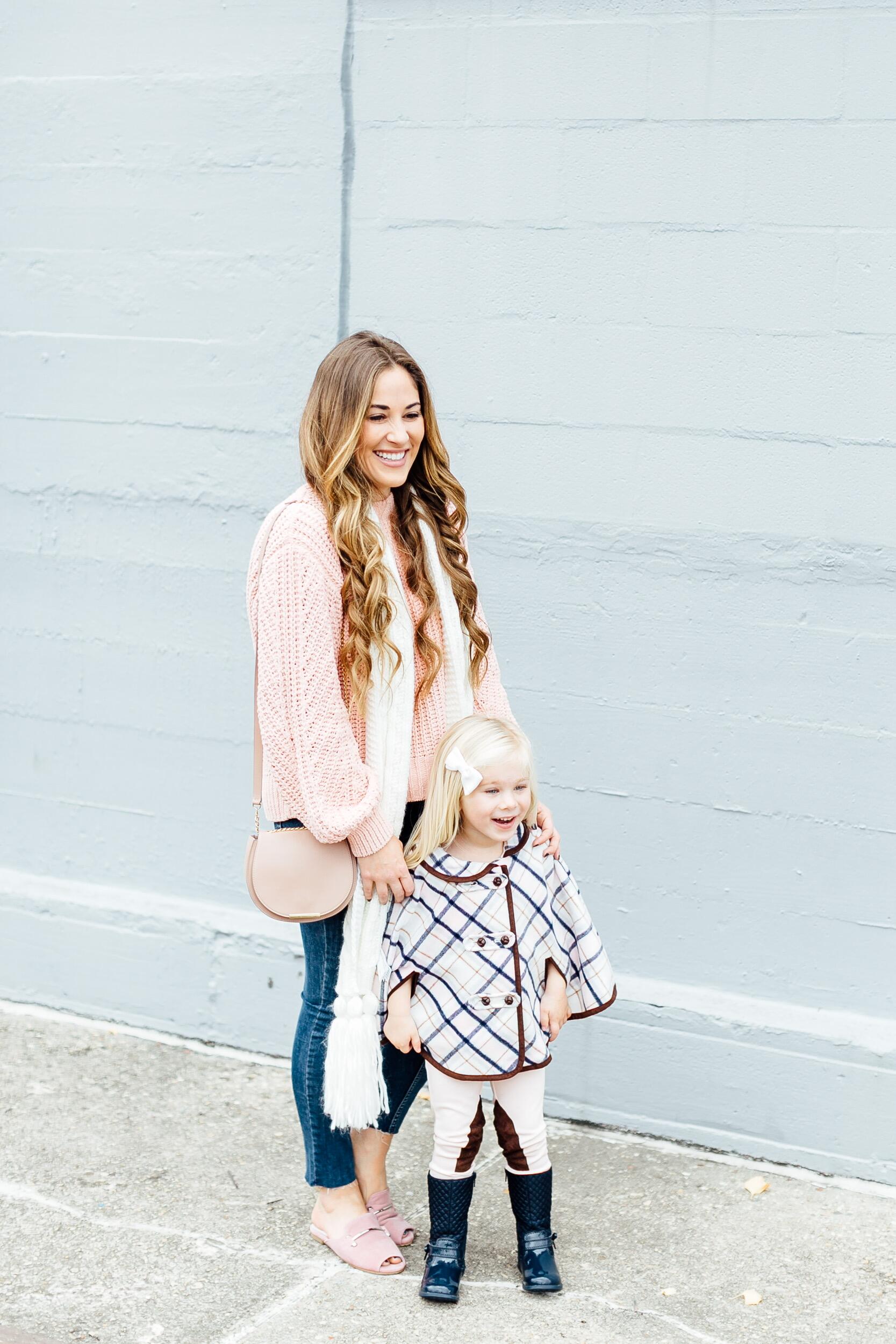 Plaid Cape for Toddlers from Janie and Jack by East Memphis mom blogger Walking in Memphis in High Heels
