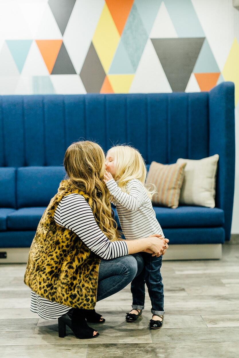 Mama & Mini: How to Wear a Striped Tee by East Memphis fashion blogger Walking in Memphis in High Heels