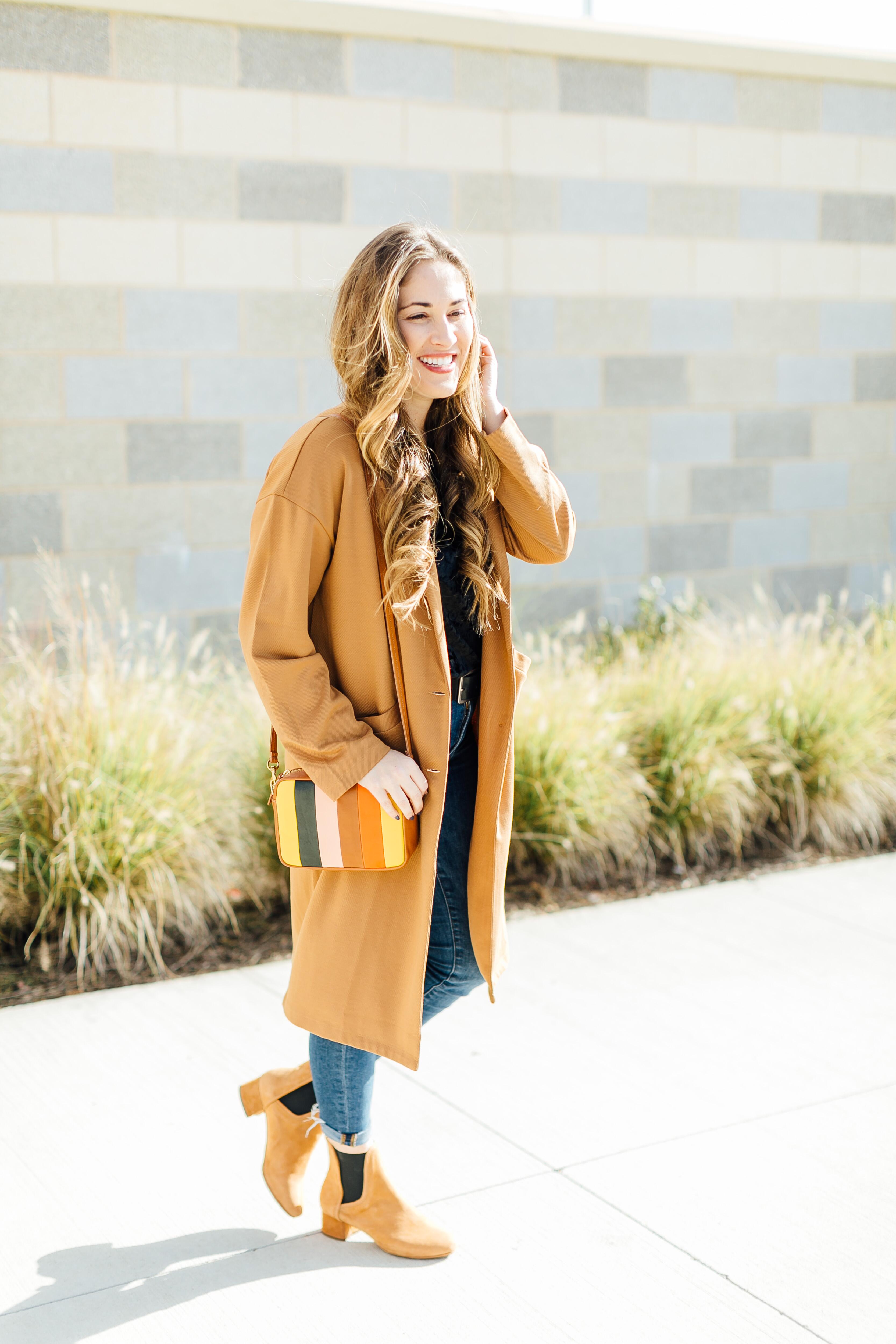 How to Wear a Longline Coat by East Memphis style blogger Walking in Memphis in High Heels