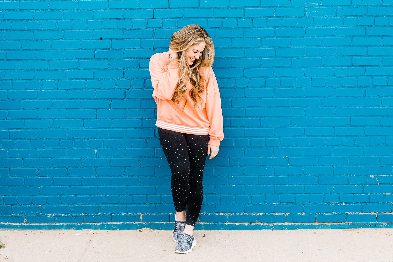 Adidas Leggings by popular East Memphis fashion blogger Walking in Memphis in High Heels