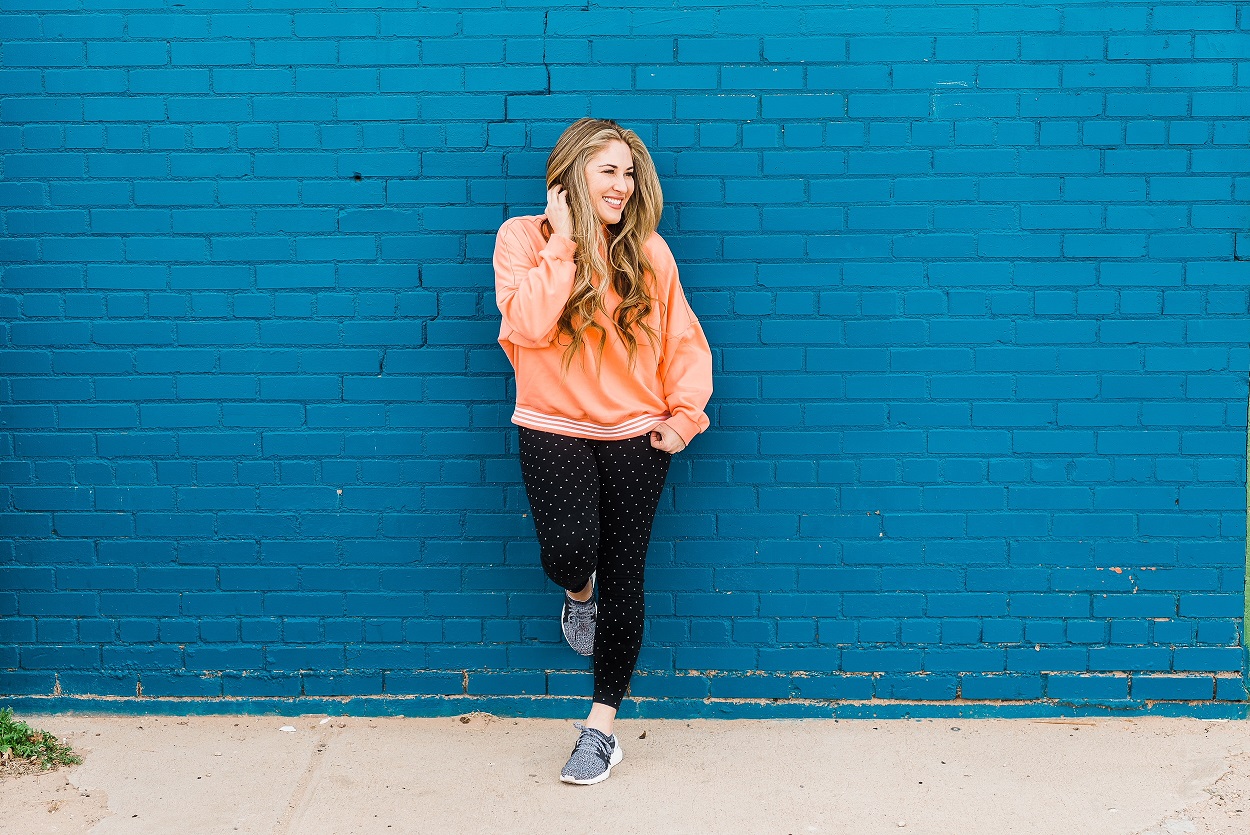 Adidas Leggings by popular East Memphis fashion blogger Walking in Memphis in High Heels