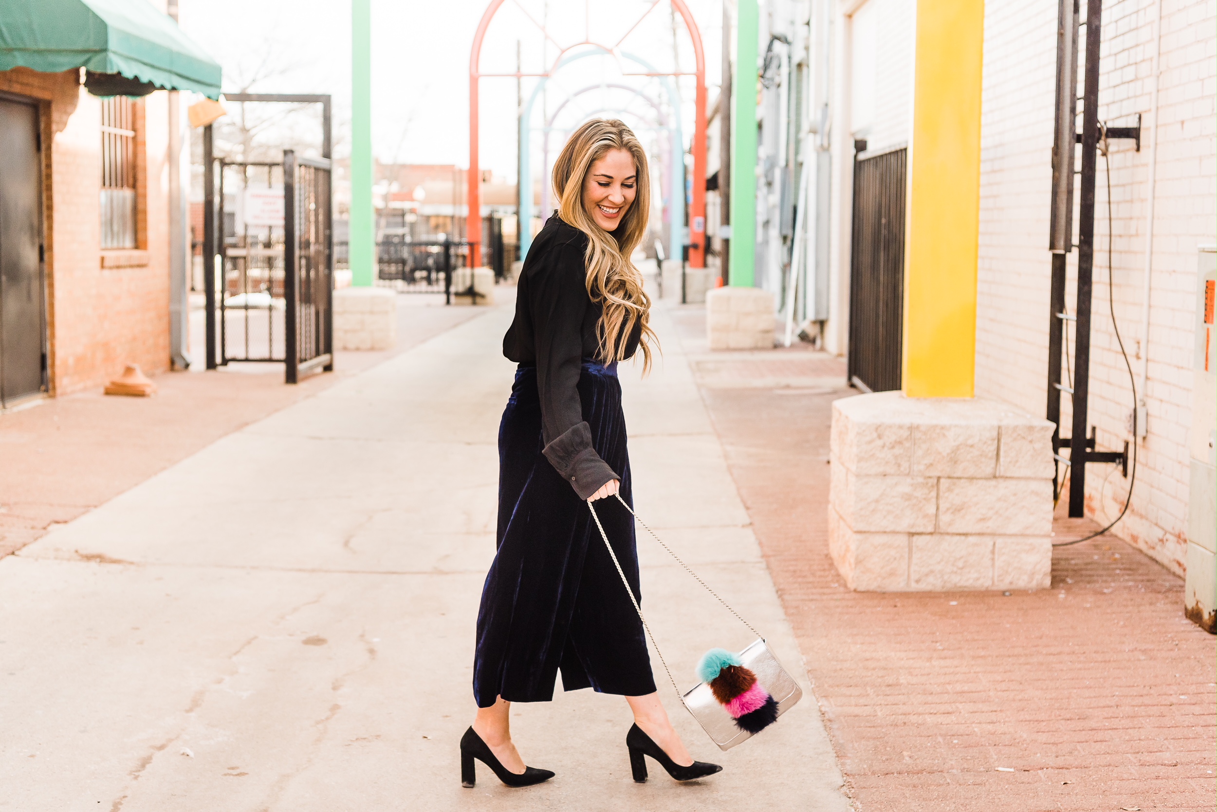 6 Sophisticated Ways to Wear Furry Slides - Meagan's Moda