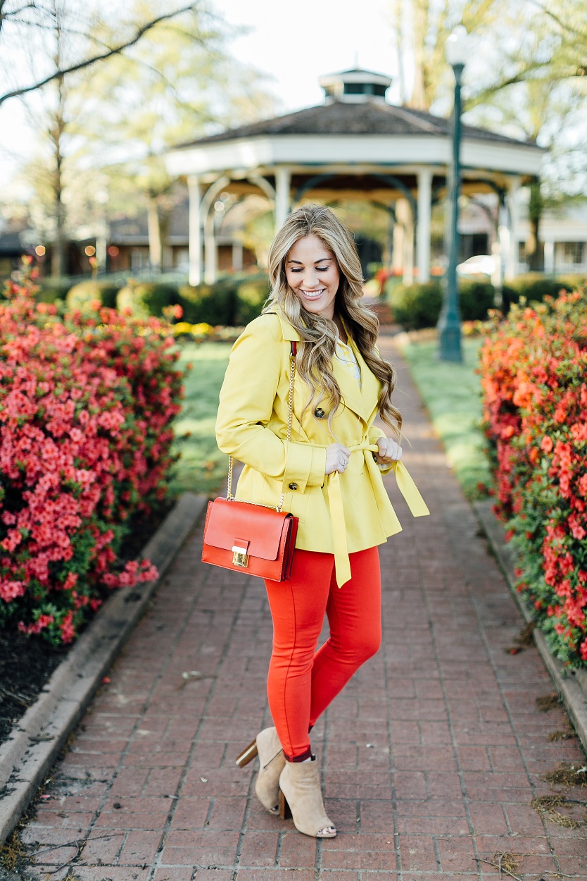 Spring Bold Colors styled by popular fashion blogger, Walking in Memphis in High Heels