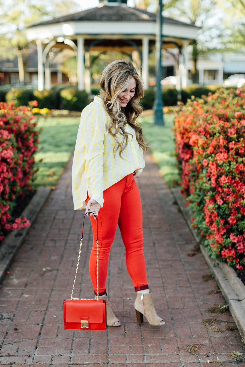 Spring Bold Colors styled by popular fashion blogger, Walking in Memphis in High Heels