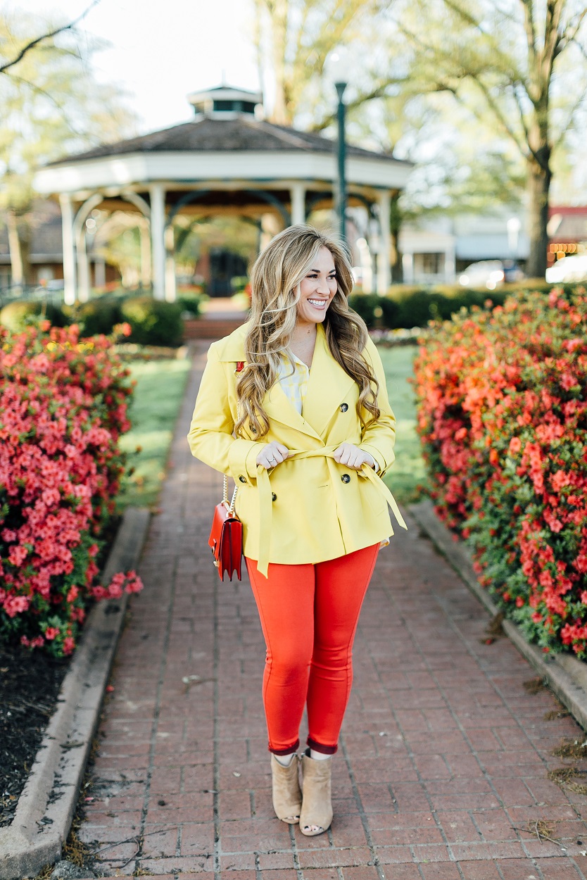 Spring Bold Colors styled by popular fashion blogger, Walking in Memphis in High Heels