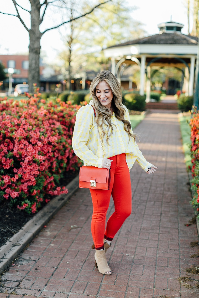 Spring Bold Colors styled by popular fashion blogger, Walking in Memphis in High Heels