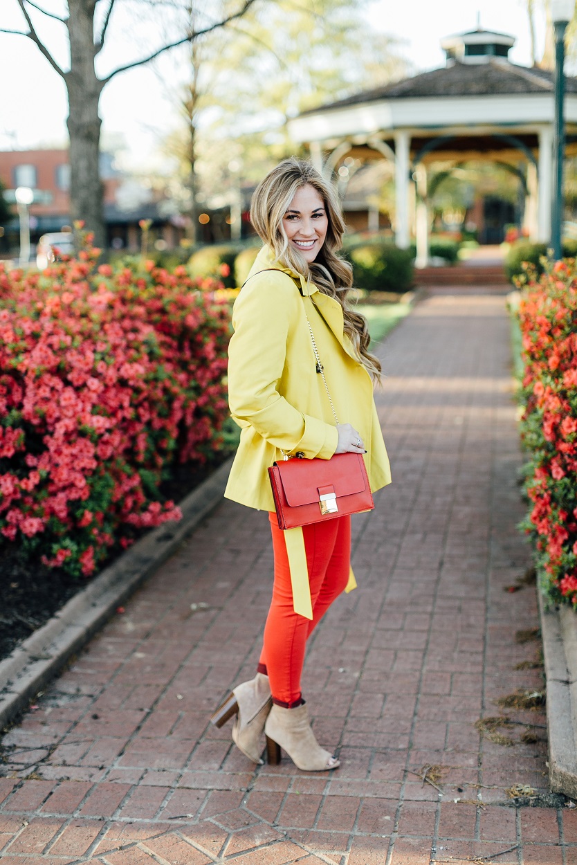 Spring Bold Colors styled by popular fashion blogger, Walking in Memphis in High Heels