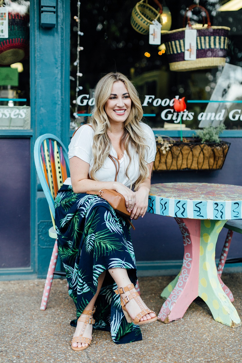 How to Dress up a Basic White Tee featured by popular style blogger, Walking in Memphis in High Heels