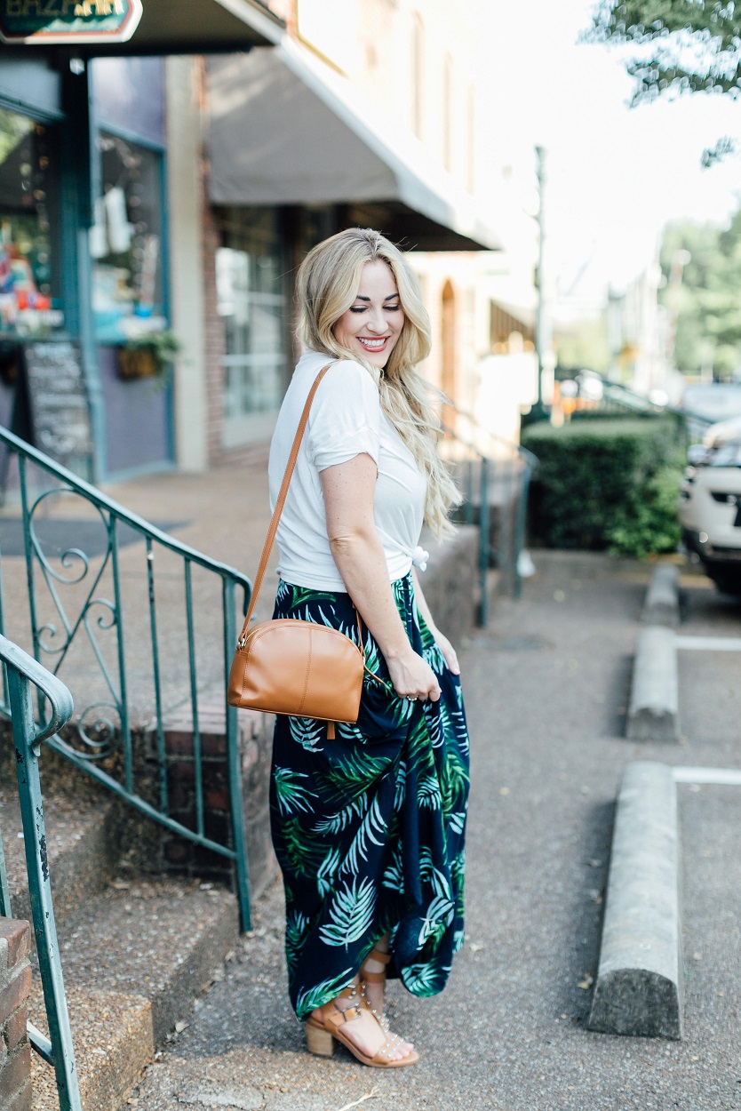 How to Dress up a Basic White Tee featured by popular style blogger, Walking in Memphis in High Heels