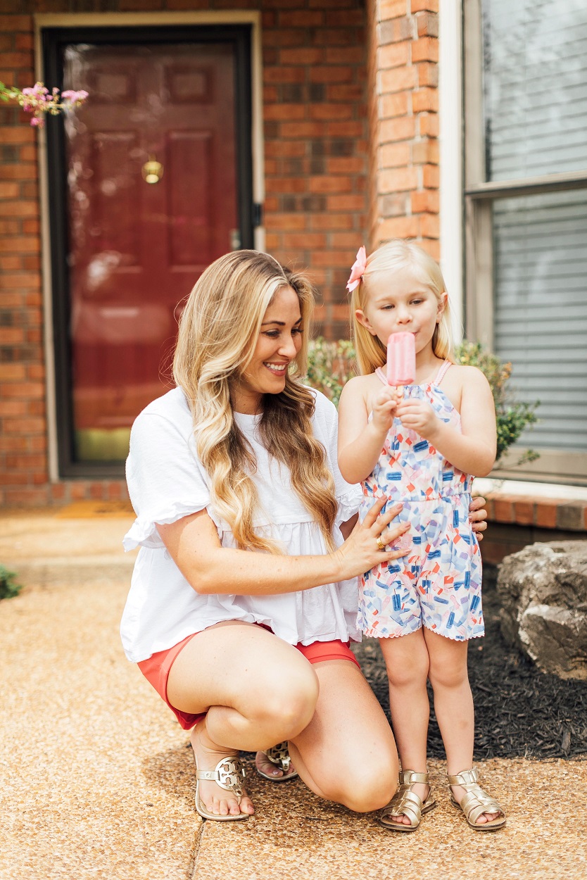 Mommy and Me Labor Day outfits featured by popular fashion blogger, Walking in Memphis in High Heels