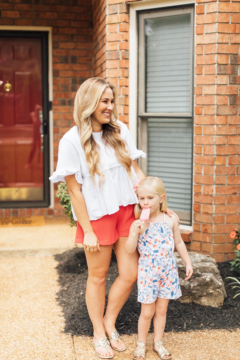 Mommy and Me Labor Day outfits featured by popular fashion blogger, Walking in Memphis in High Heels