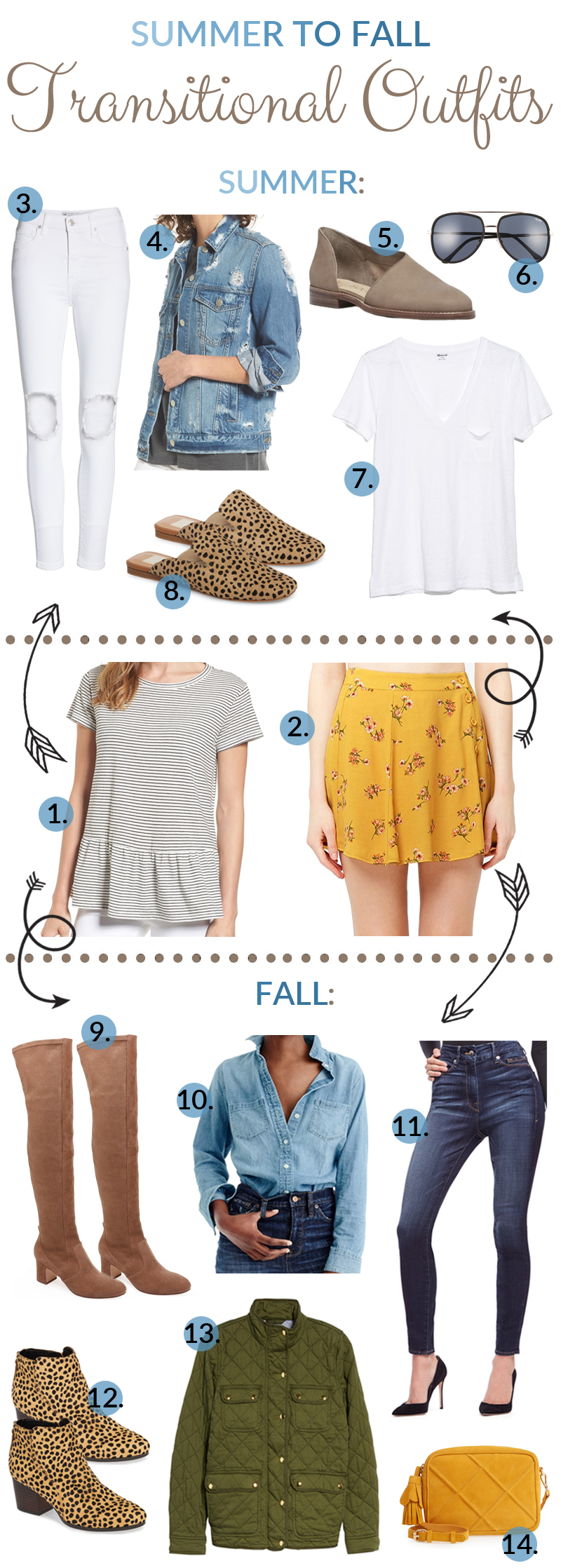 Take your Summer Essentials into Fall