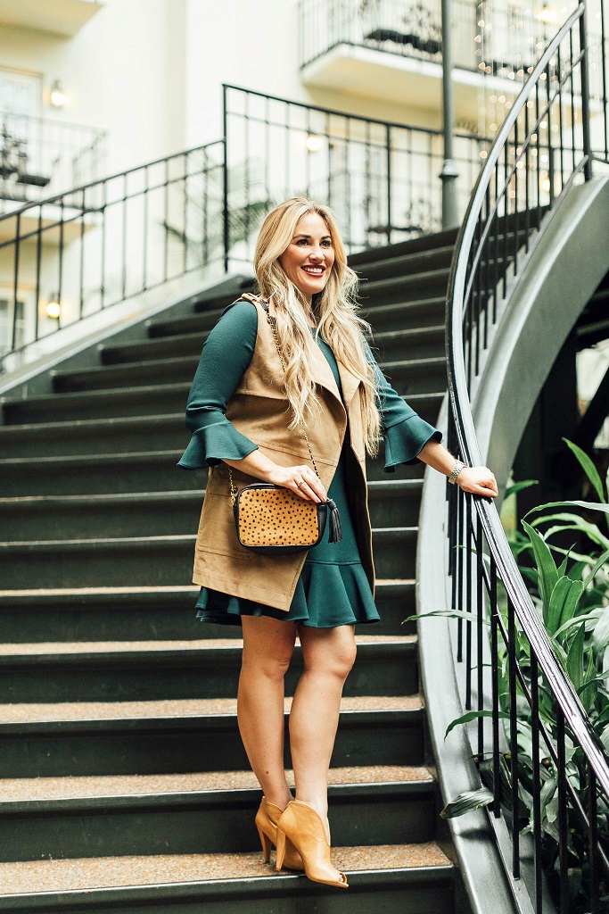 Vince Camuto fall booties styled by popular fashion blogger, Walking in Memphis in High Heels