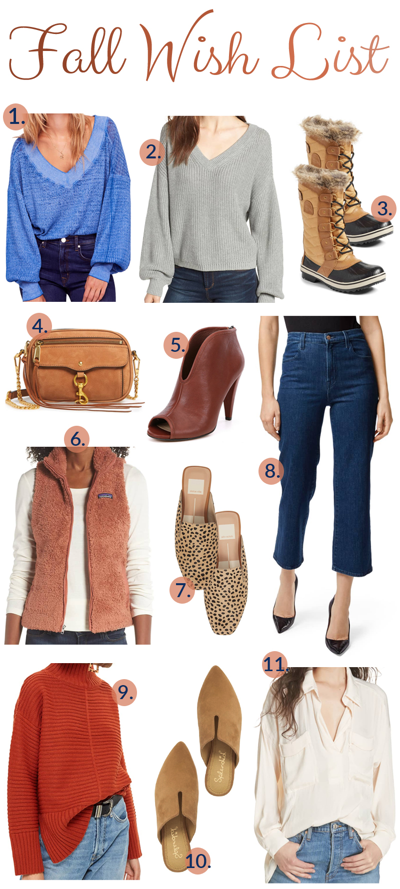 Fall Fashion Wish List featured by popular fashion blogger, Walking in Memphis in High Heels