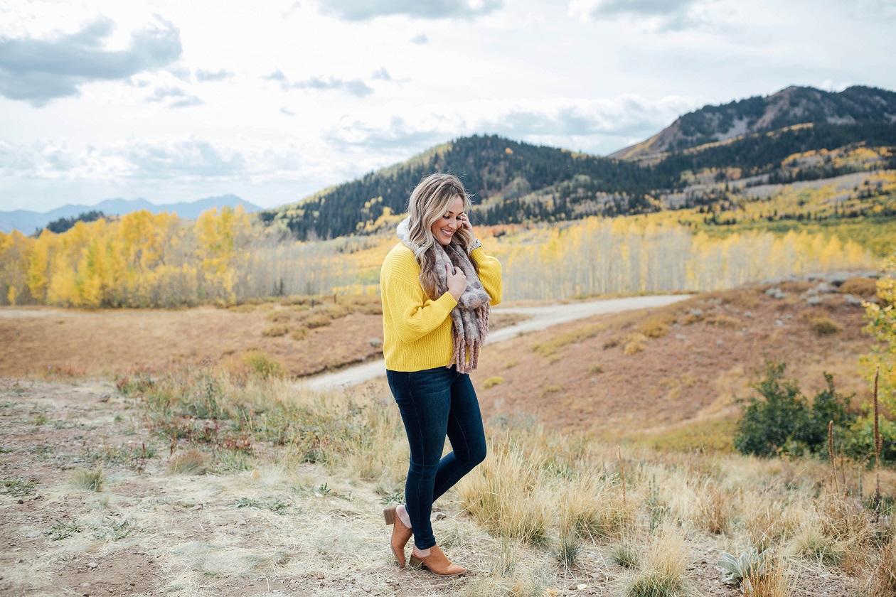 Nordstrom cropped yellow sweater featured by top fashion blog, Walking in Memphis in High Heels