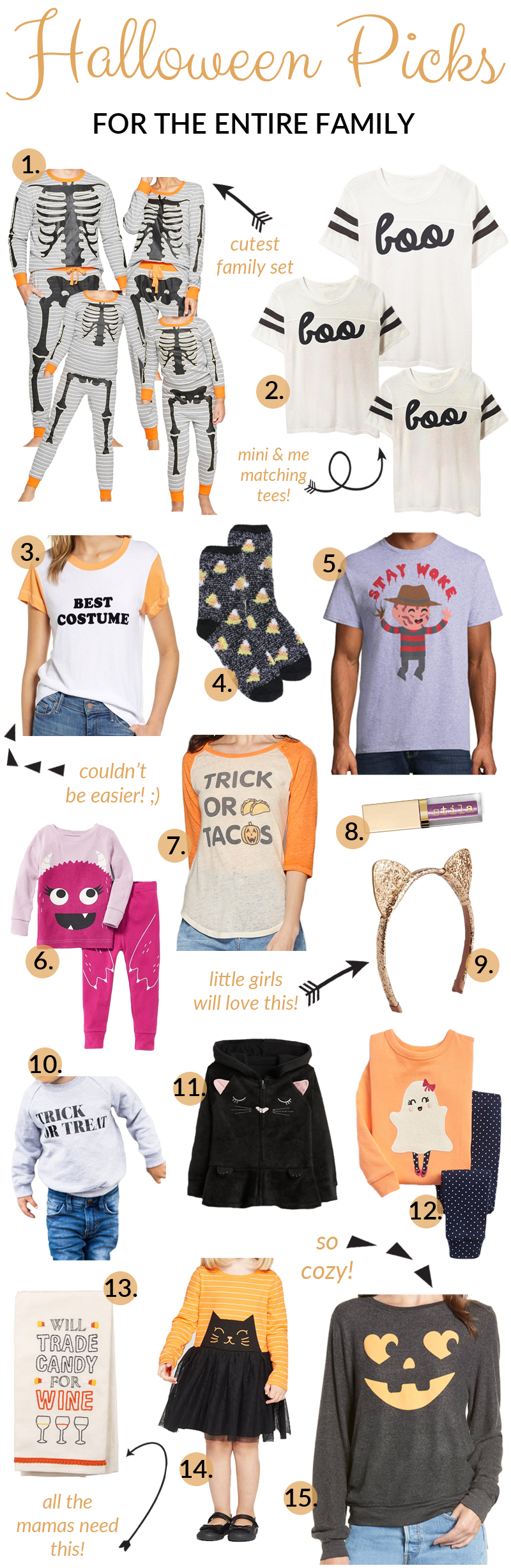 Halloween Fashion Favorites for the Entire Family featured by top fashion blogger, Walking in Memphis in High Heels