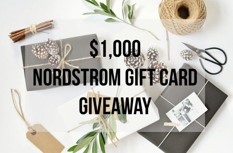 Fashion | Holidays | Giveaways | $1,000 Nordstrom Gift Card Giveaway!! featured by top fashion blog Walking in Memphis in High Heels