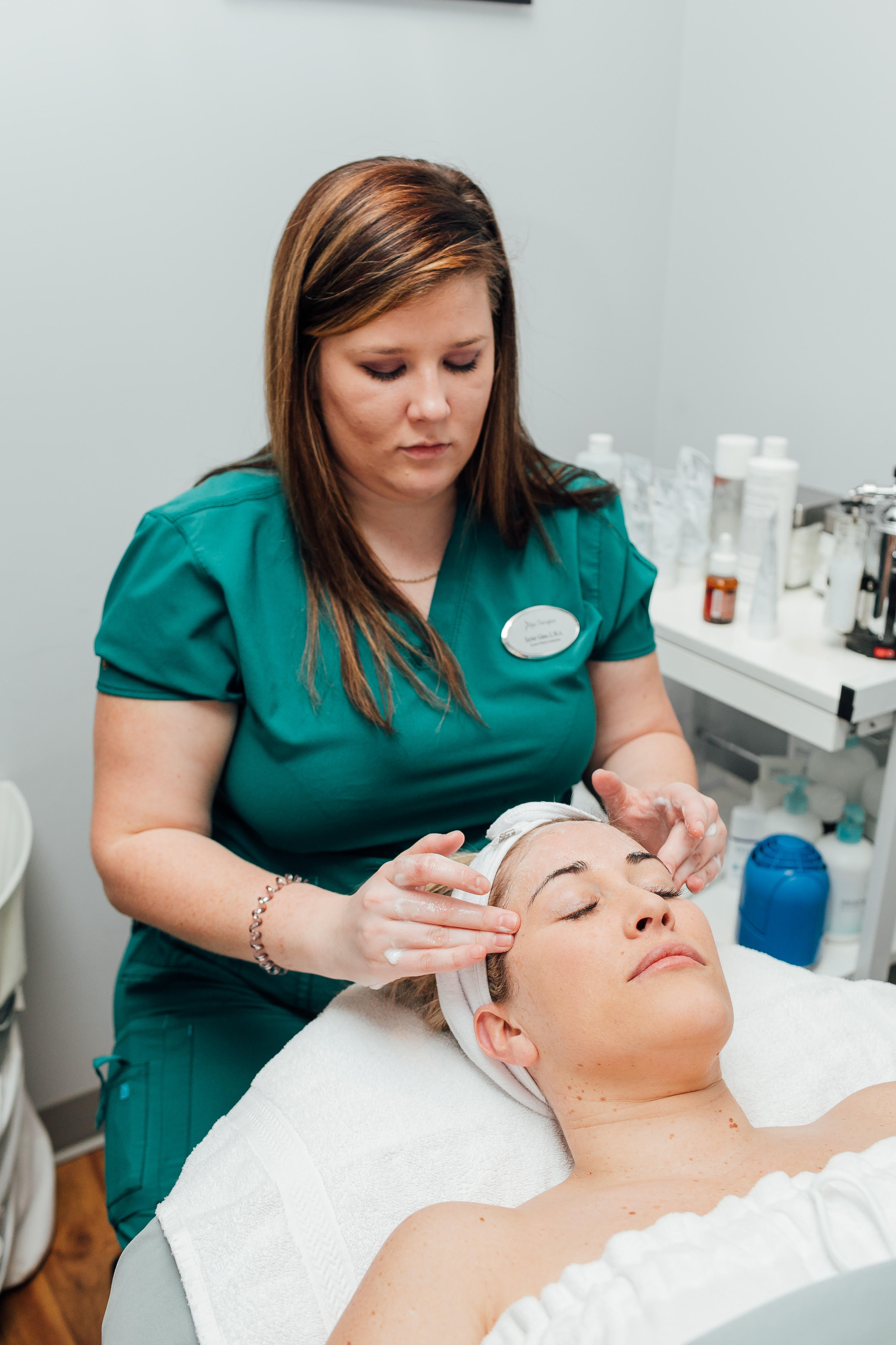 How Often Should You Get a Facial? featured by top US beauty blog, Walking in Memphis in High Heels: image of a woman getting a facial at Spa Therapies