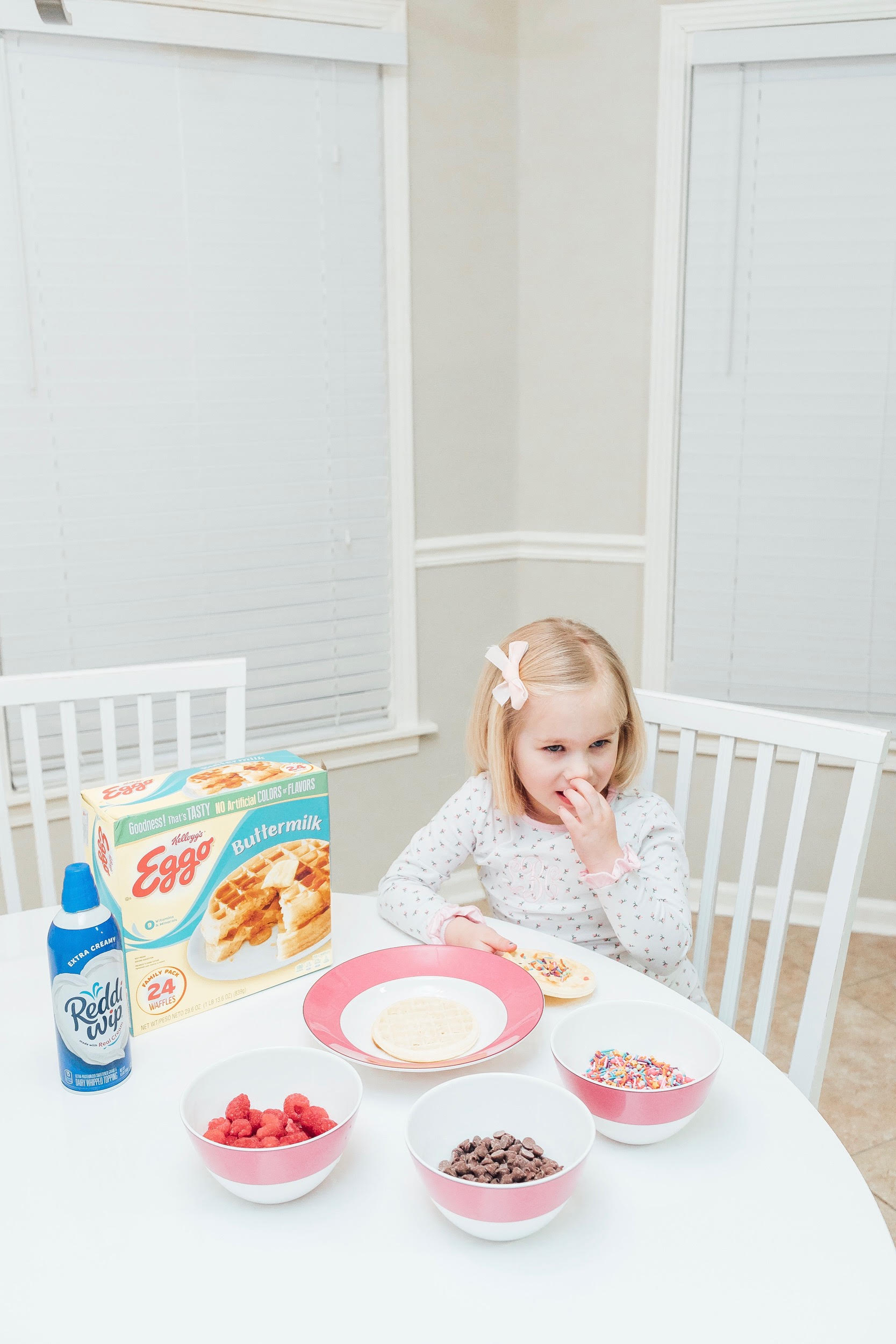 DIY at home waffle bar featured by top US lifestyle blog, Walking in Memphis in High Heels