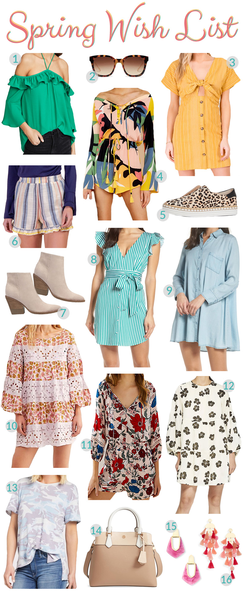 Spring essentials featured by top US fashion blog, Walking in Memphis in High Heels