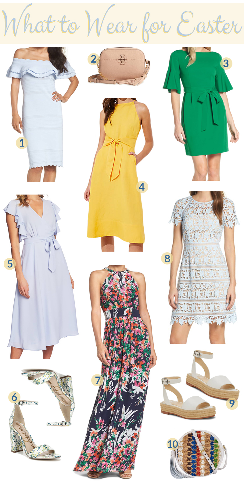 Cute Easter Outfit Ideas featured by top US fashion blog, Walking in Memphis in High Heels