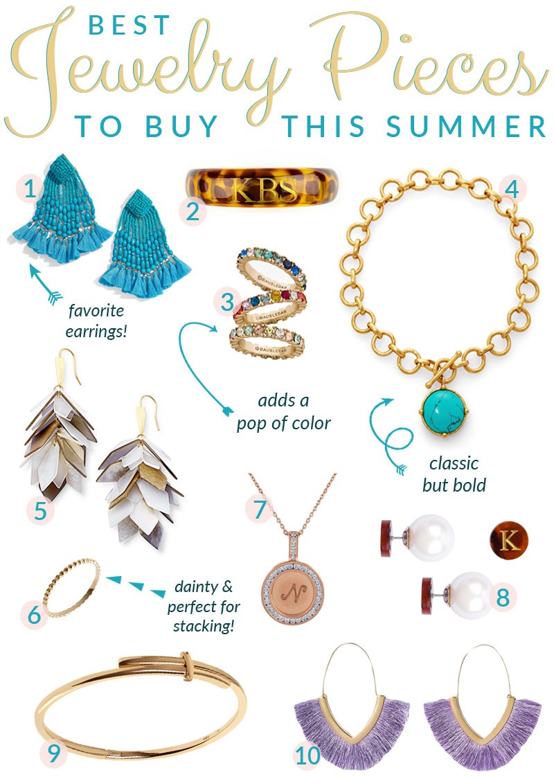 Top Jewelry Trends for Summer featured by top US fashion blog, Walking in Memphis in High Heels