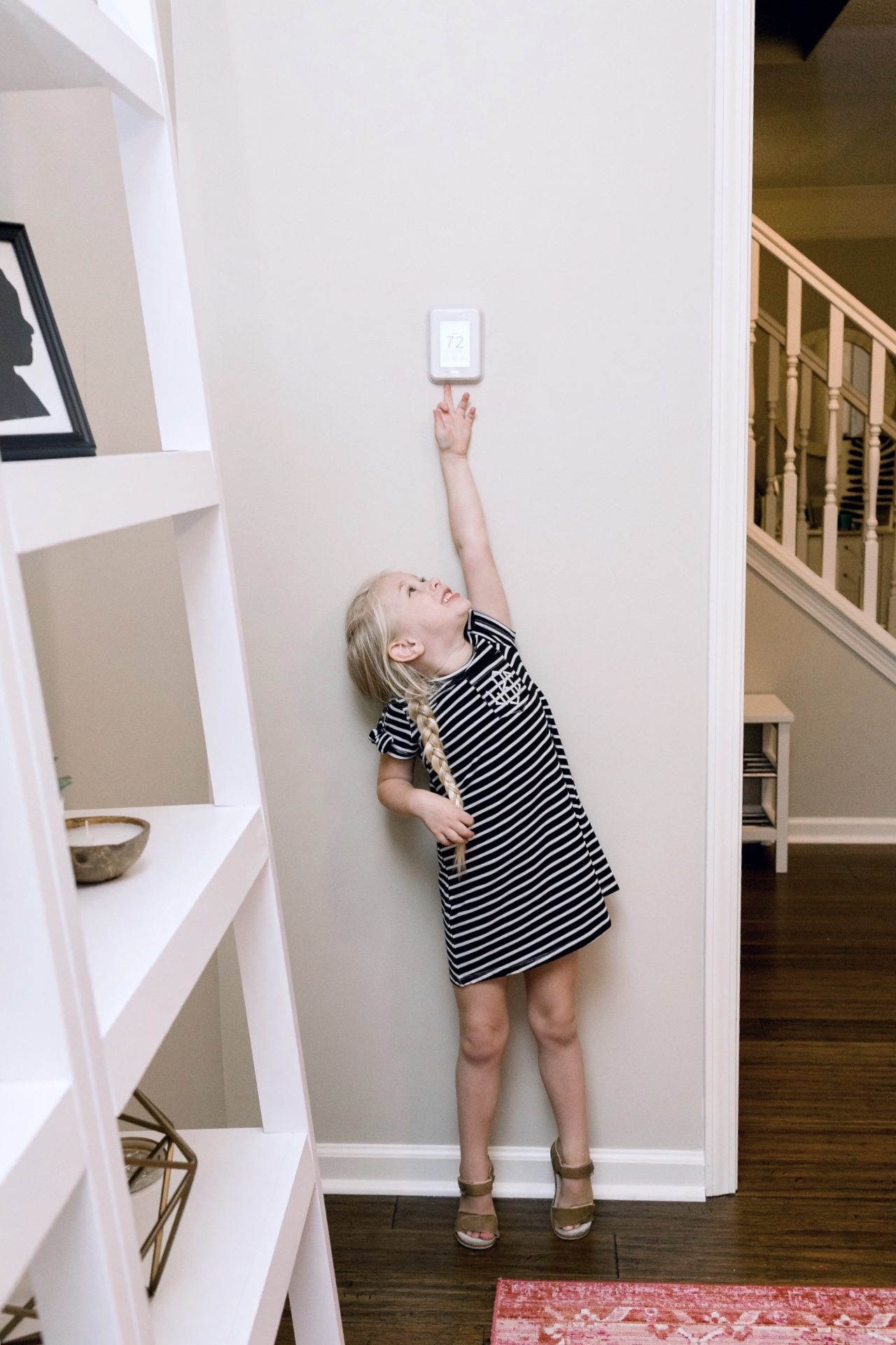 Benefits of a smart thermostat in your home featured by top US lifestyle blog, Walking in Memphis in High Heels: image of the Honeywell Home T9 Smart Thermostat review