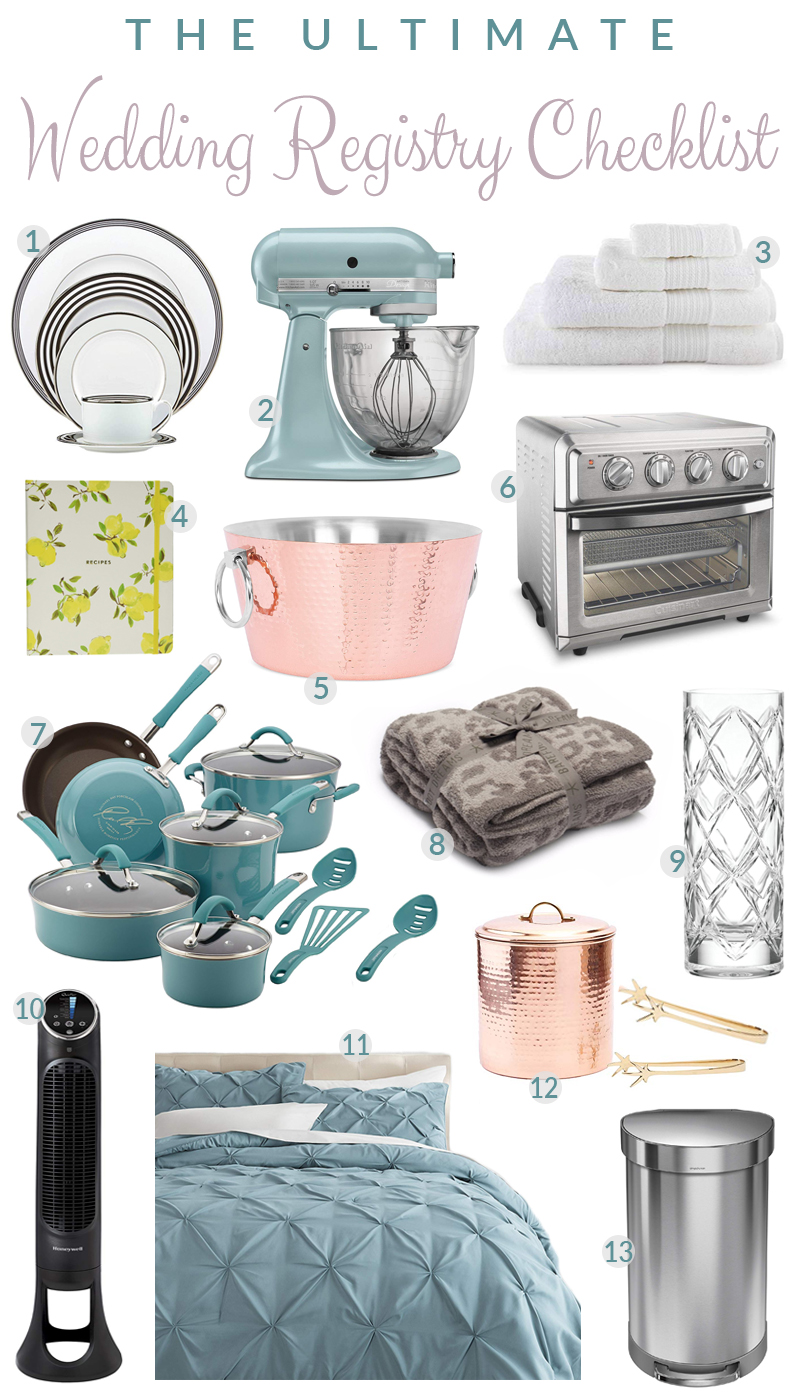 The Most Popular Wedding Registry Items in the U.S.